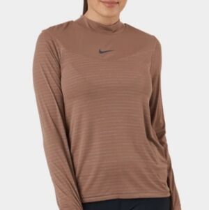 Nike Women's Taupe Long Sleeve Tee